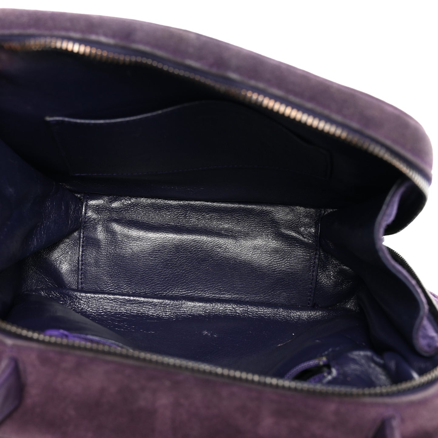 Suede CC Handbag Bag Purple
