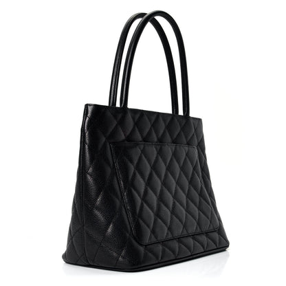 Chanel Caviar Quilted Medallion Tote Black 2 of 4