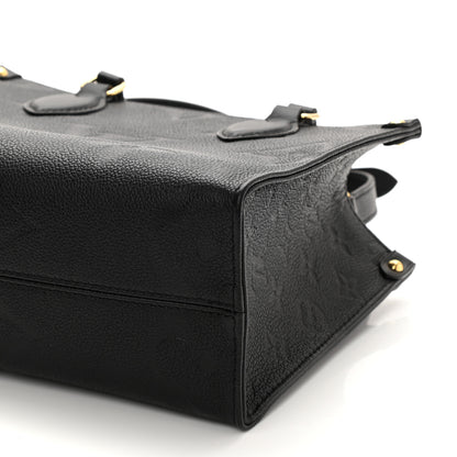 Louis Vuitton Empreinte Monogram Giant Onthego PM Black 9 of 10