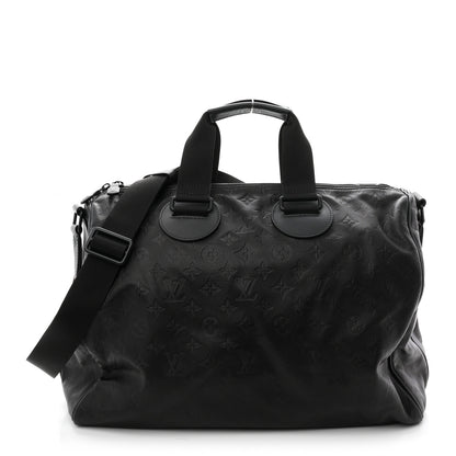 Louis Vuitton Calfskin Shadow Monogram Mens Speedy Bandouliere 40 1 of 9