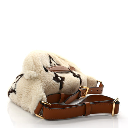 Louis Vuitton Shearling Monogram LV Ski Bumbag Cream Brown 3 of 9