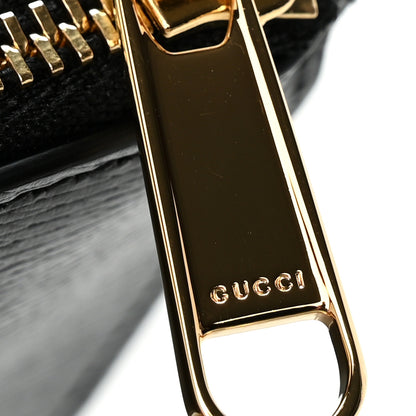 Gucci Calfskin Script Key Case Black 8 of 9