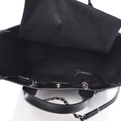 Chanel Caviar Small Studded Deauville Tote Black 7 of 9