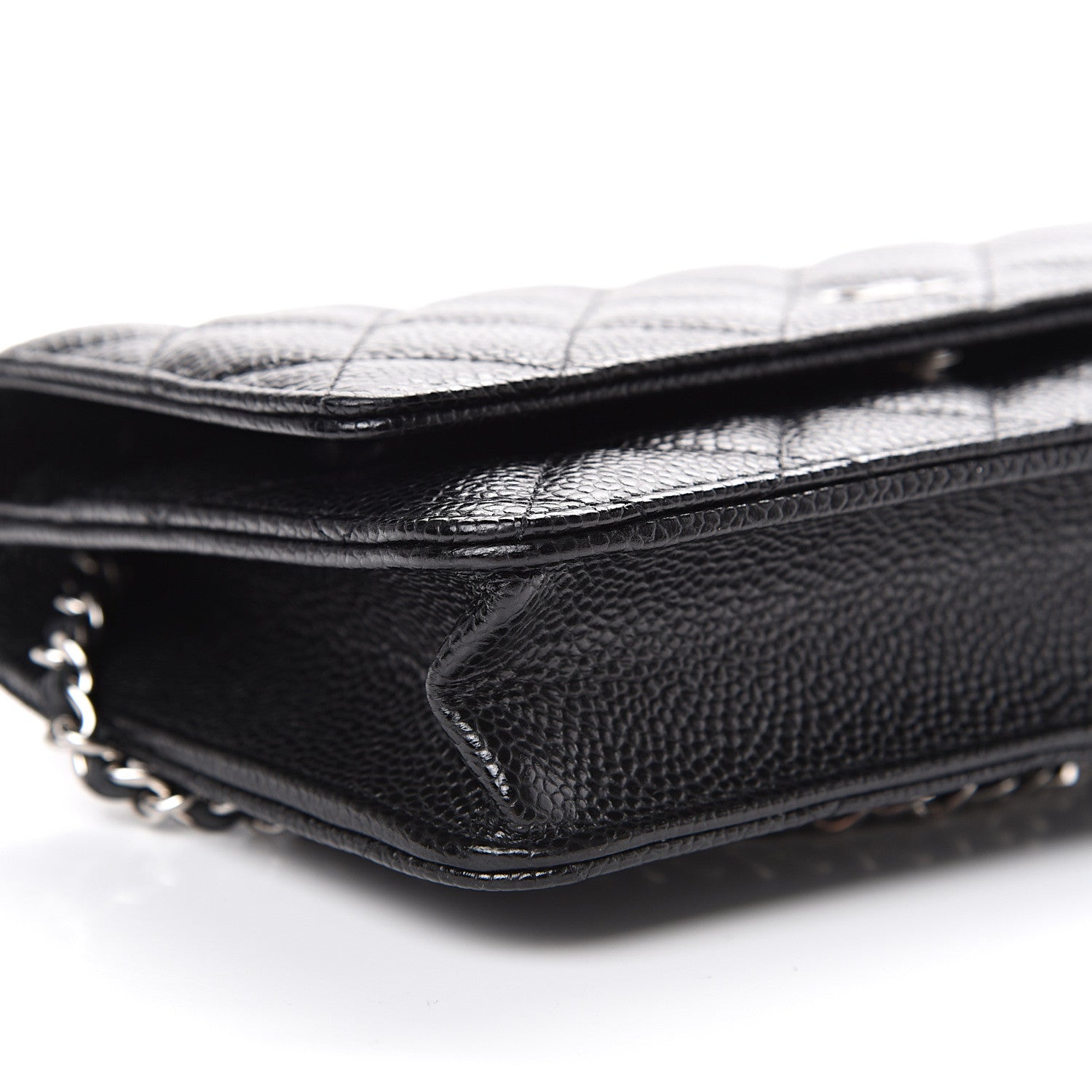 Chanel Caviar Quilted Wallet On Chain WOC Black 9 of 11