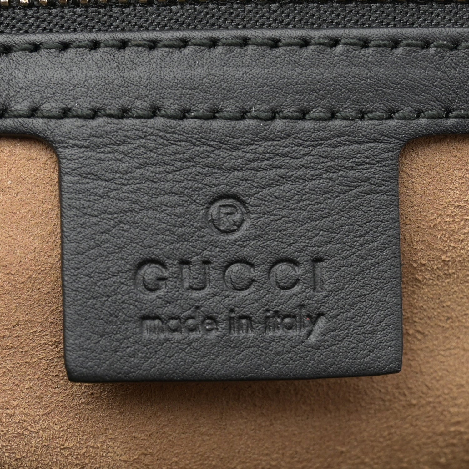 Gucci GG Supreme Monogram Calfskin Medium Padlock Shoulder Bag Beige Black Cuir 6 of 14