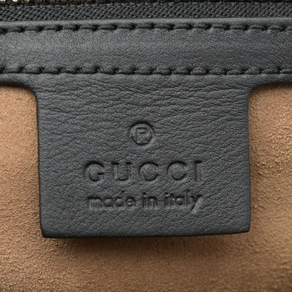 Gucci GG Supreme Monogram Calfskin Medium Padlock Shoulder Bag Beige Black Cuir 6 of 14