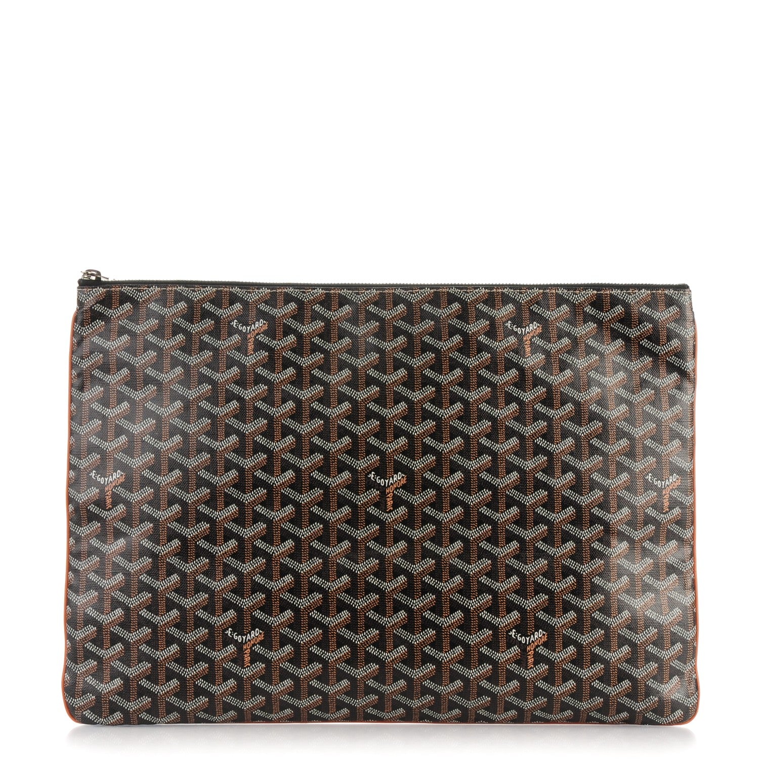 Goyard Goyardine Senat Pochette GM Black Gold 1 of 7