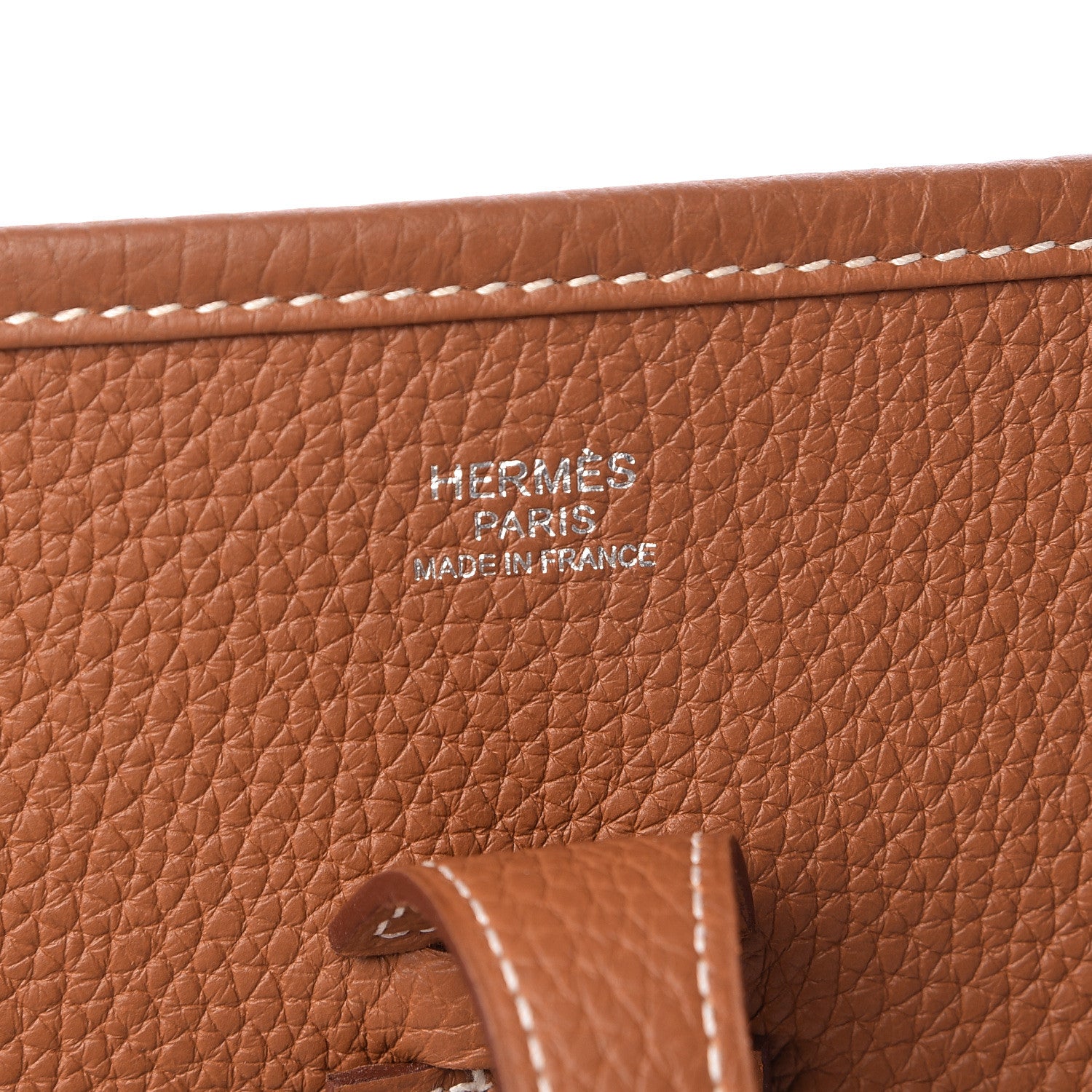 Hermes Taurillon Clemence Evelyne III PM Gold 6 of 11