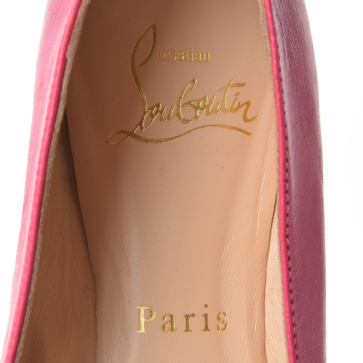 Christian Louboutin Shiny Nappa Ballalla Flats 37.5 Darling 7 of 10