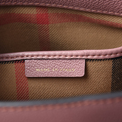 Burberry Soft Grain Calfskin Small Buckle Tote Dusty Pink 9 of 13