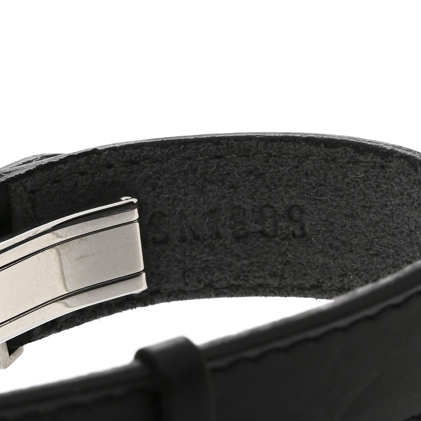 Mat Monogram Wish Bracelet Black