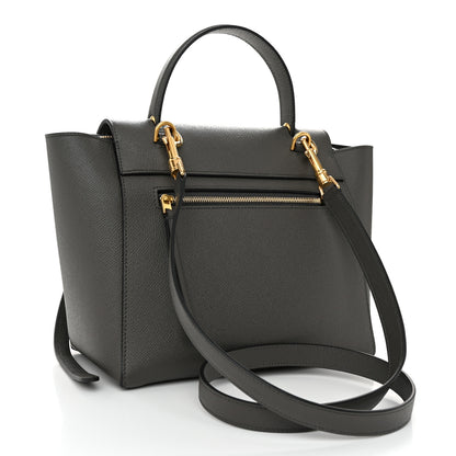 Celine Grained Calfskin Micro Belt Bag Grey 3 of 11