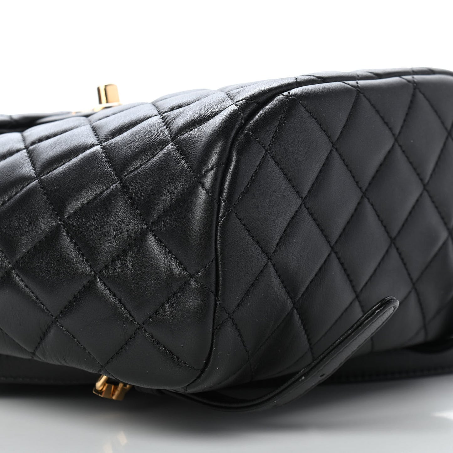Lambskin Quilted Mini Urban Spirit Backpack Black