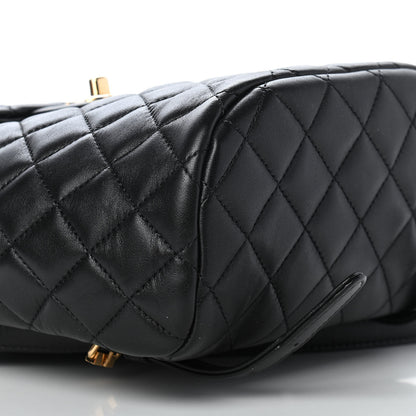 Chanel Lambskin Quilted Mini Urban Spirit Backpack Black 7 of 8