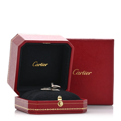 Cartier 18K White Gold Juste Un Clou Ring 63 10.5 5 of 5