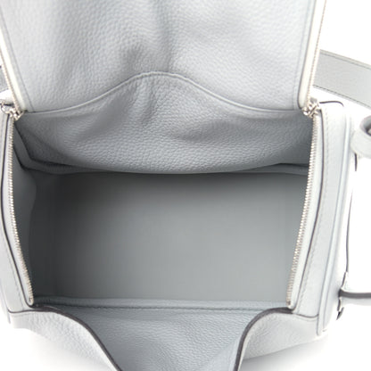 Hermes Taurillon Clemence Lindy 26 Bleu Pale 5 of 9