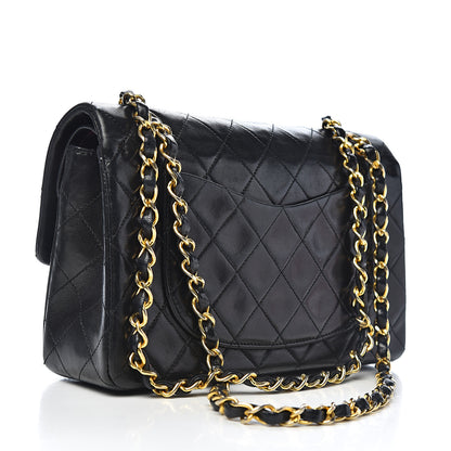 Chanel Lambskin Quilted Small Double Flap Black 2 of 16