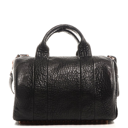 Alexander Wang Pebbled Lambskin Rocco Black with Rose Gold Hardware 1 of 6