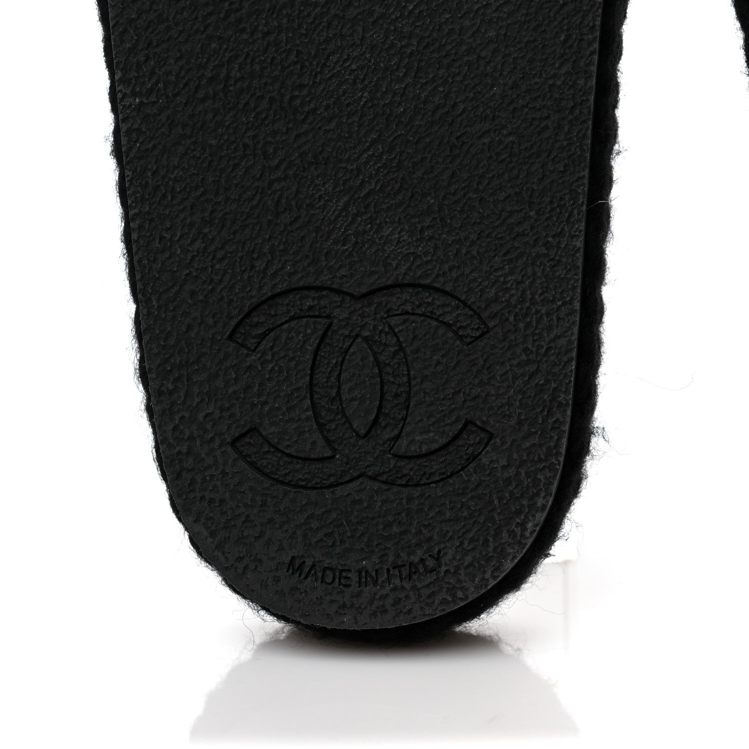 Chanel Braided Knit CC Mules 36 Black Gold 6 of 9