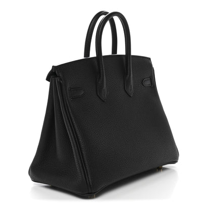 Hermes Togo Birkin 25 Black 5 of 21
