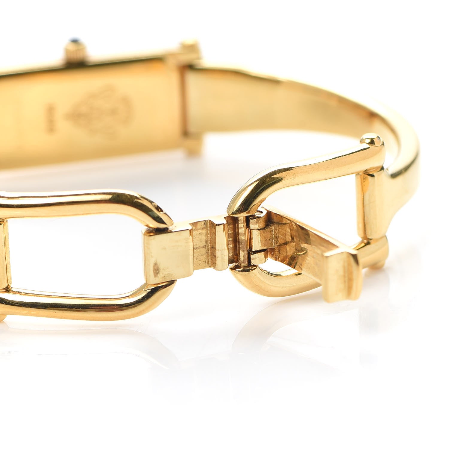 Gucci Stainless Steel 12mm 1500L Horsebit Quartz Watch Gold 5 of 6