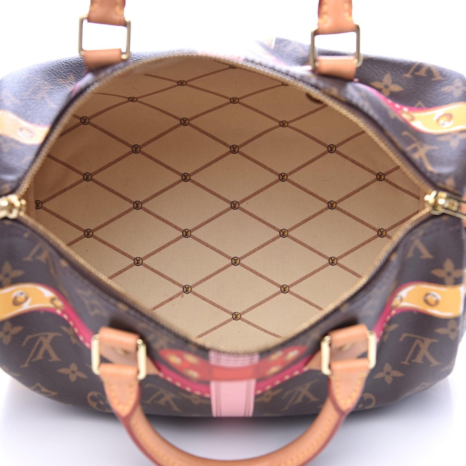 Louis Vuitton Monogram Summer Trunks Speedy Bandouliere 30 5 of 17