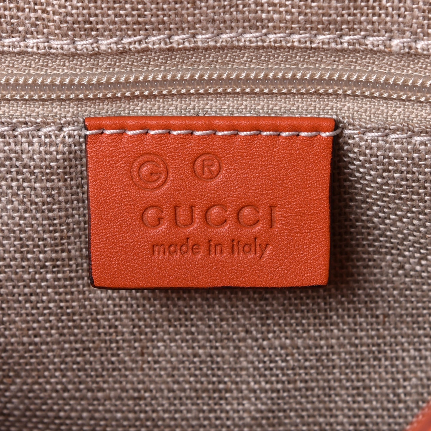 Soft Microguccissima Small Crossbody Bag Sun Orange