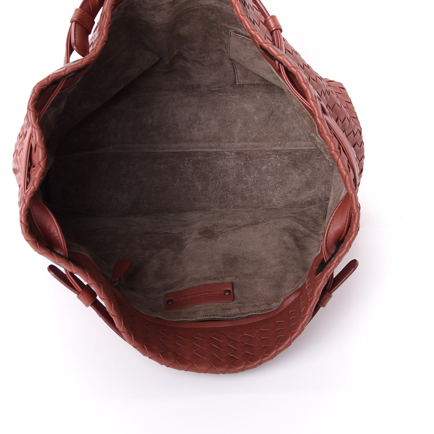 Nappa Intrecciato Medium Garda Bag Brique