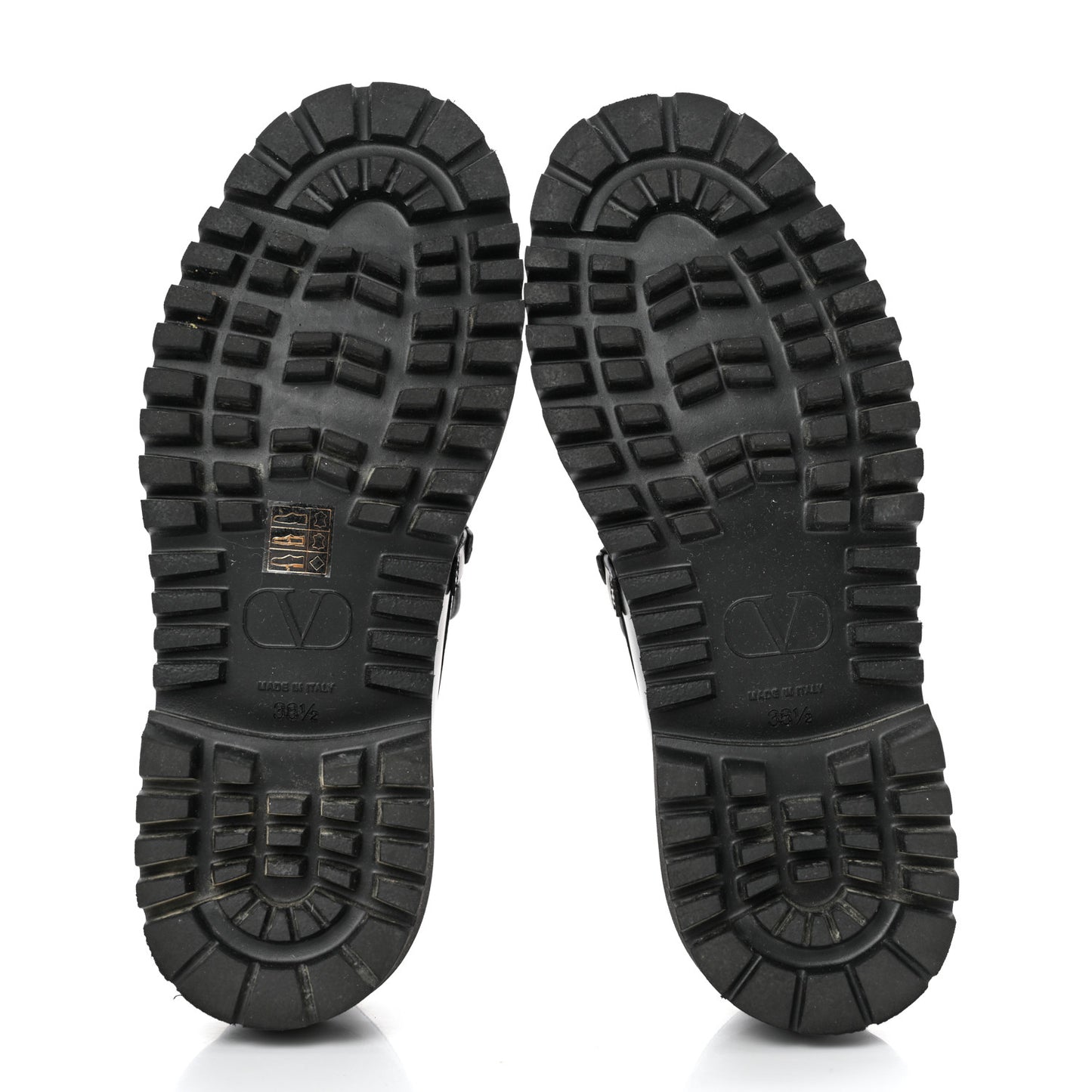 Calfskin VLogo Loafers 38.5 Black