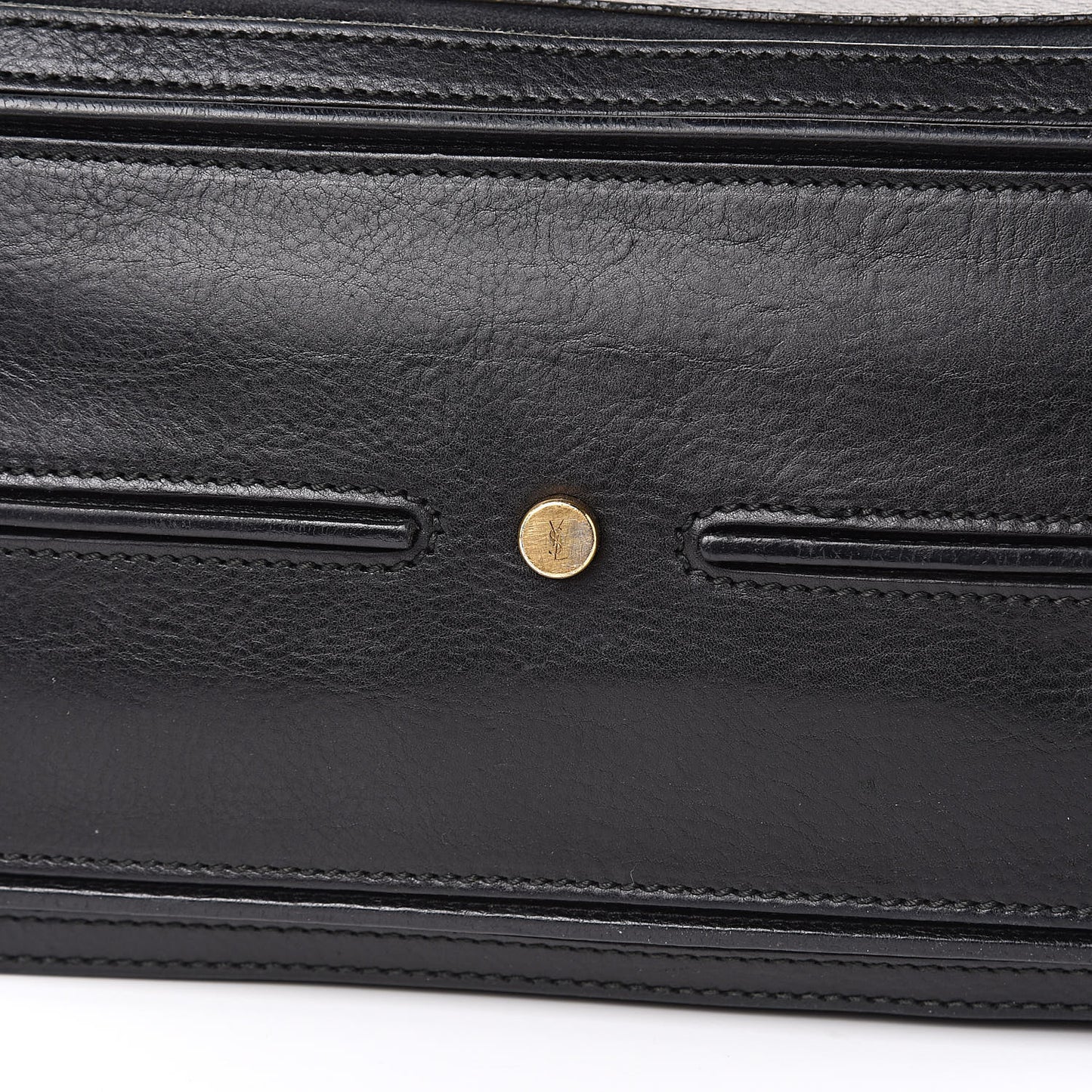 Calfskin Canvas Medium Muse Two Black