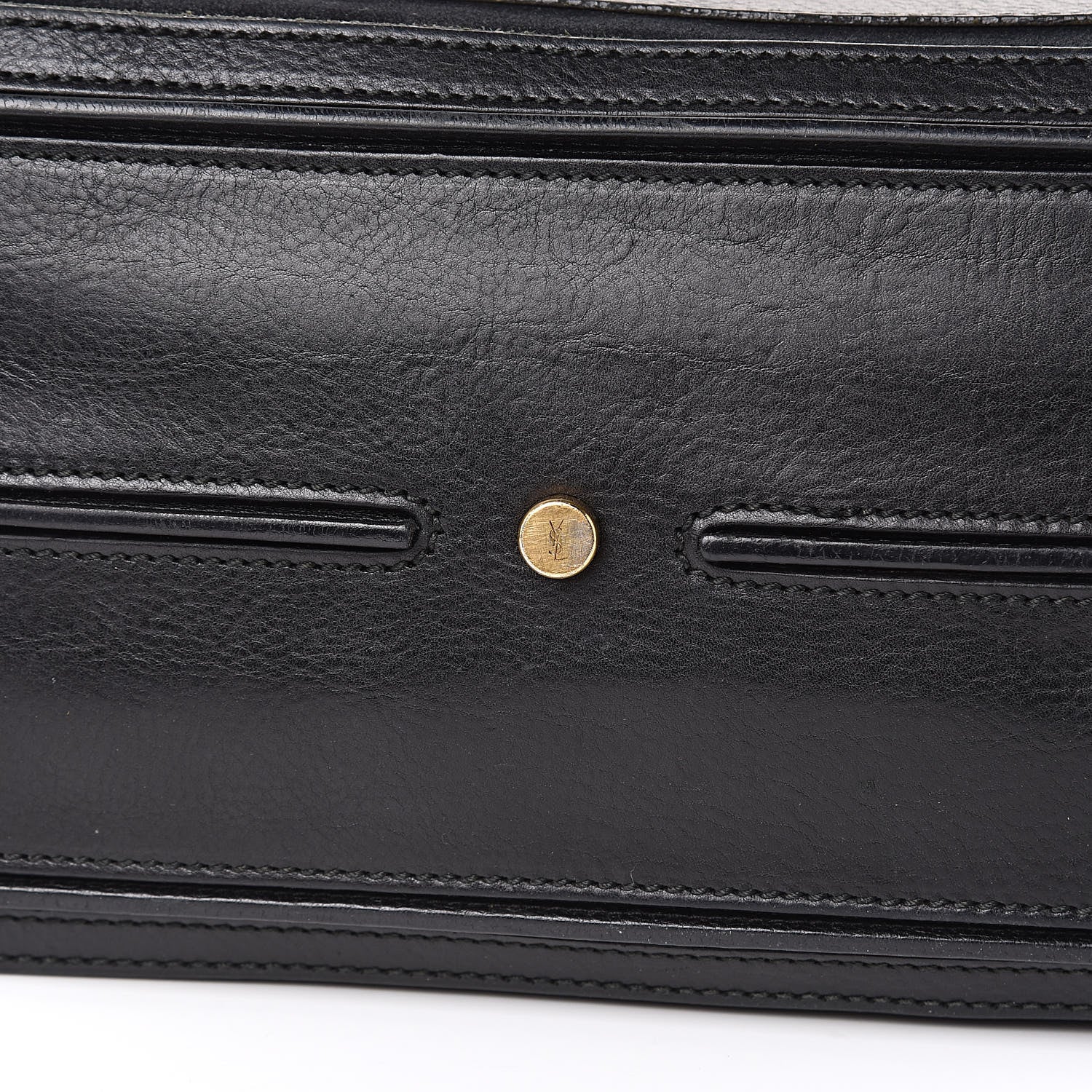 Saint Laurent Calfskin Canvas Medium Muse Two Black 19 of 22