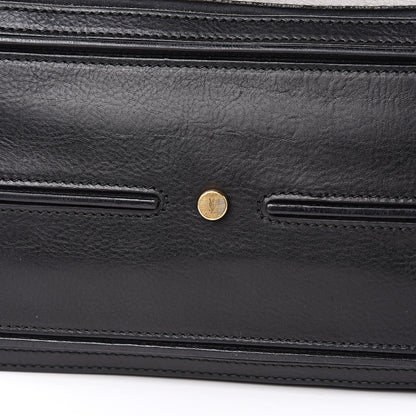 Saint Laurent Calfskin Canvas Medium Muse Two Black 19 of 22