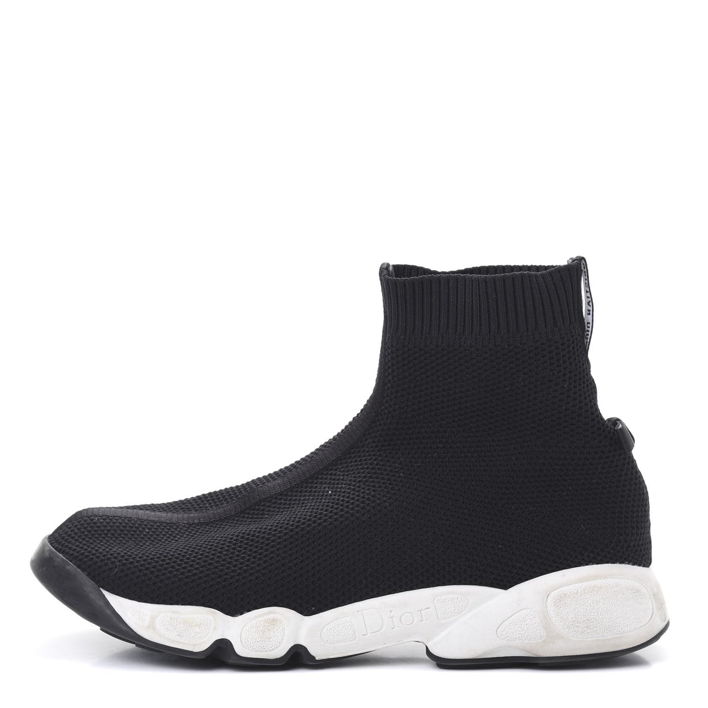 Technical Canvas Fusion High Top Sneakers Black 37.5