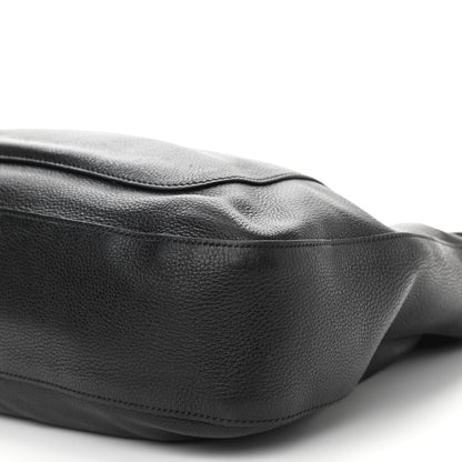 Prada Vitello Daino Medium Pocket Hobo Bag Black 16 of 21