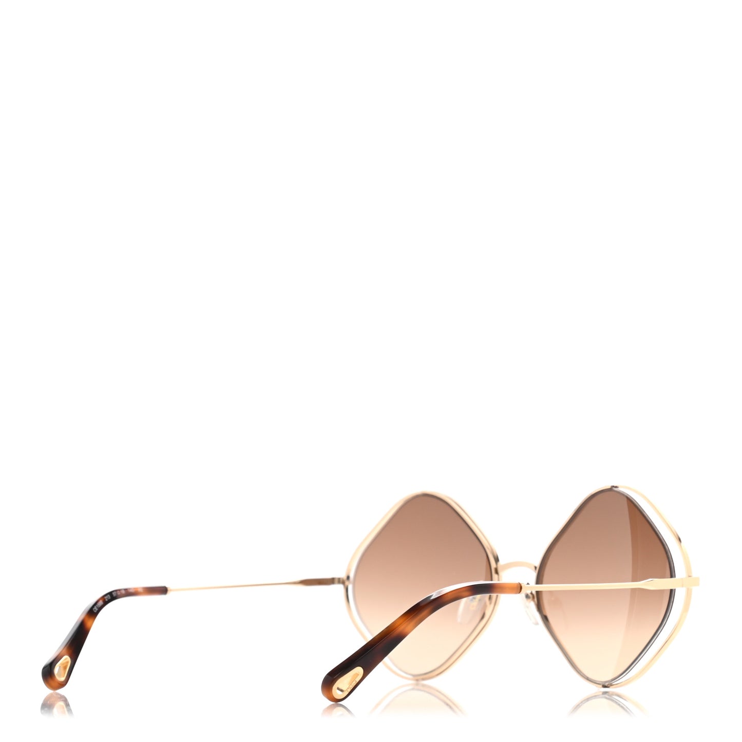 Metal Oversized Sunglasses CE159S Gold