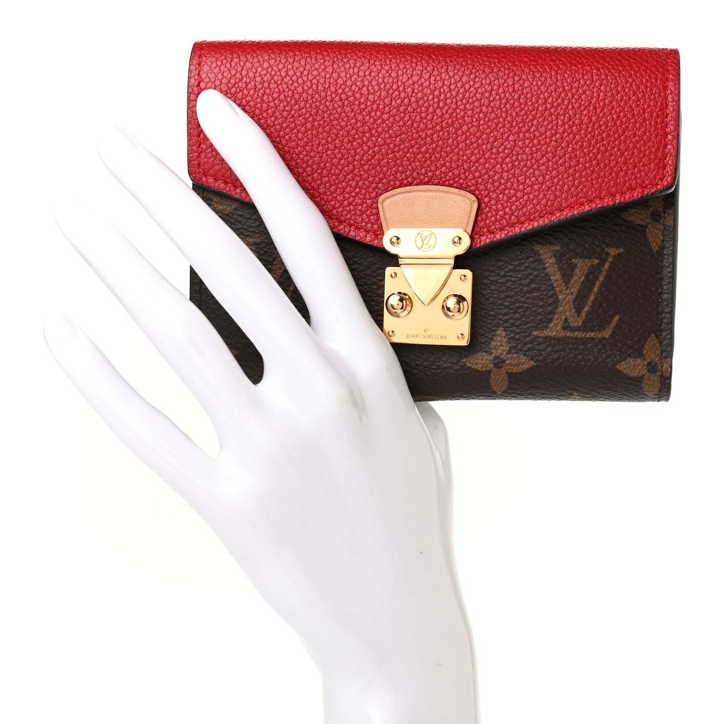 Monogram Pallas Compact Wallet NM Cerise