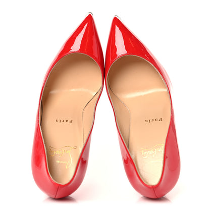 Christian Louboutin Patent Pigalle Follies 100 Pumps 37 Pavot 2 of 9