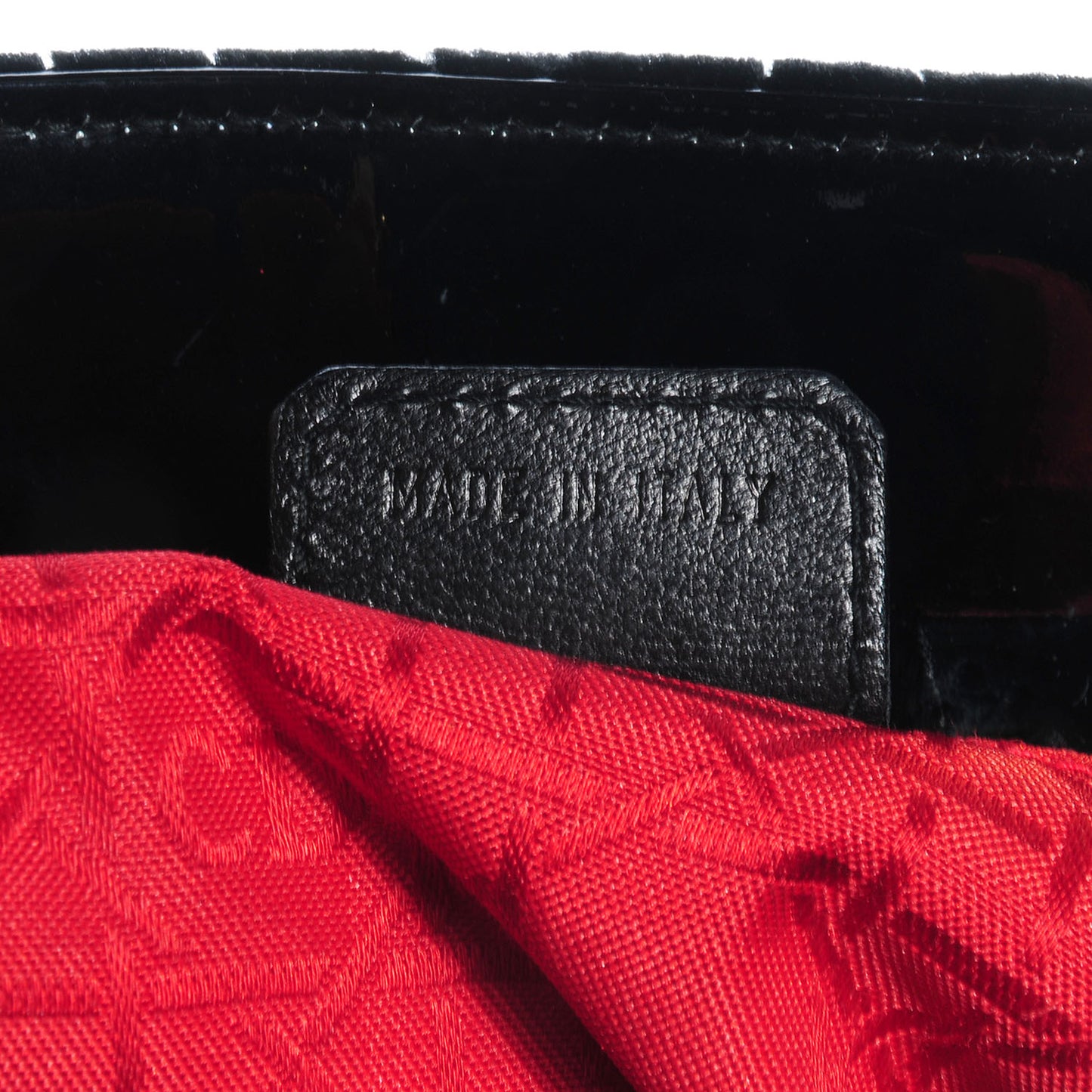 Velvet Cannage Medium Lady Dior Black