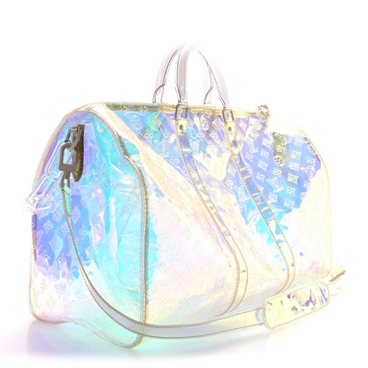 Louis Vuitton PVC Monogram Keepall Bandouliere 50 Iridescent Prism 2 of 10
