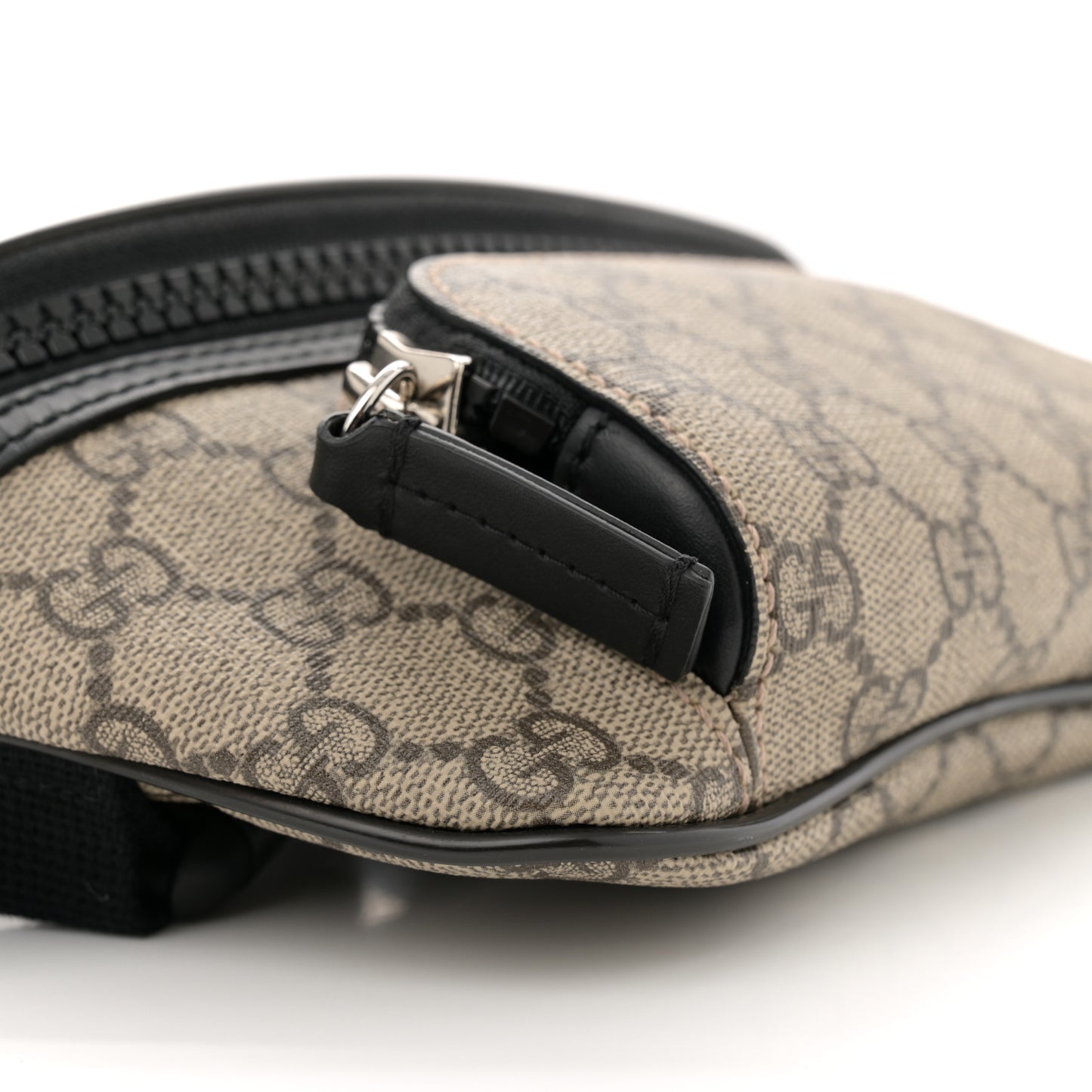 GG Supreme Monogram Belt Bag Black