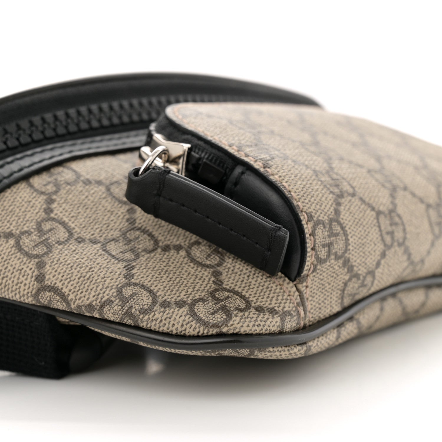Gucci GG Supreme Monogram Belt Bag Black 9 of 12