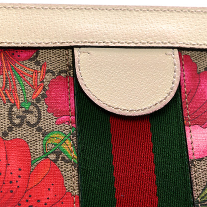 Gucci GG Supreme Monogram Flora Web Small Ophidia Chain Shoulder Bag White 12 of 12