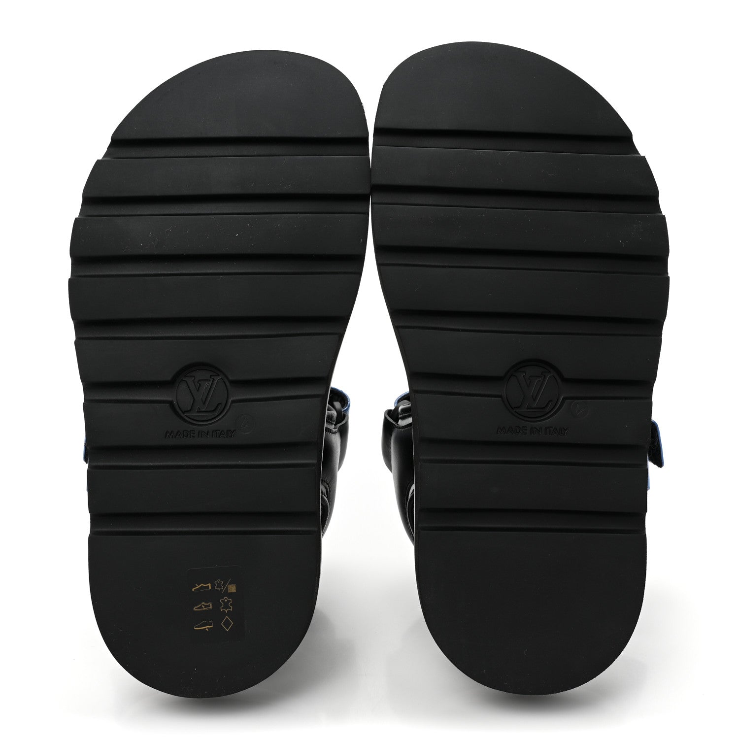 Louis Vuitton Calfskin Monogram Pool Pillow Flat Comfort Sandals 37 Blue 6 of 9