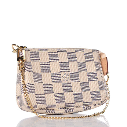 Louis Vuitton Damier Azur Mini Pochette Accessories 3 of 7