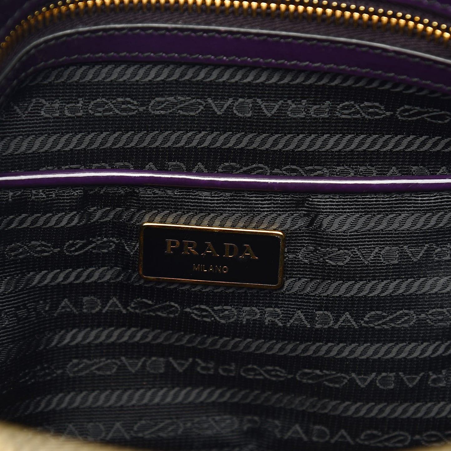 Spazzolato Medium Promenade Tote Viola Fume
