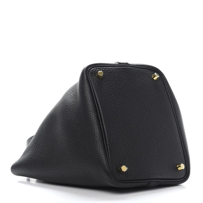 Hermes Taurillon Clemence Picotin Lock 18 PM Black 4 of 10