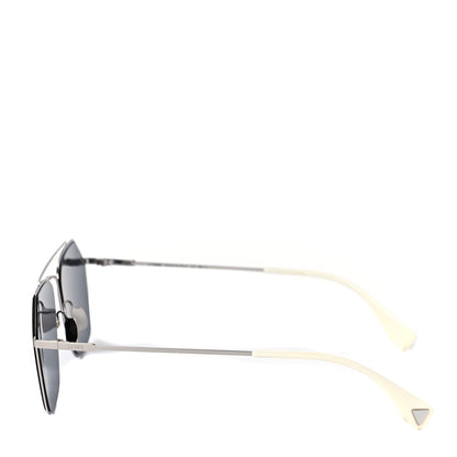Fendi Metal Aviator Sunglasses FFM0022/S Silver 3 of 6