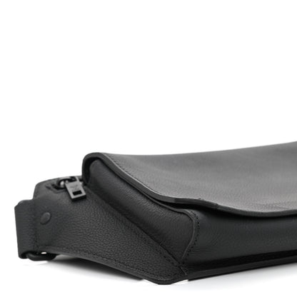 Louis Vuitton Grained Calfskin Aerogram Takeoff Sling Black 9 of 9