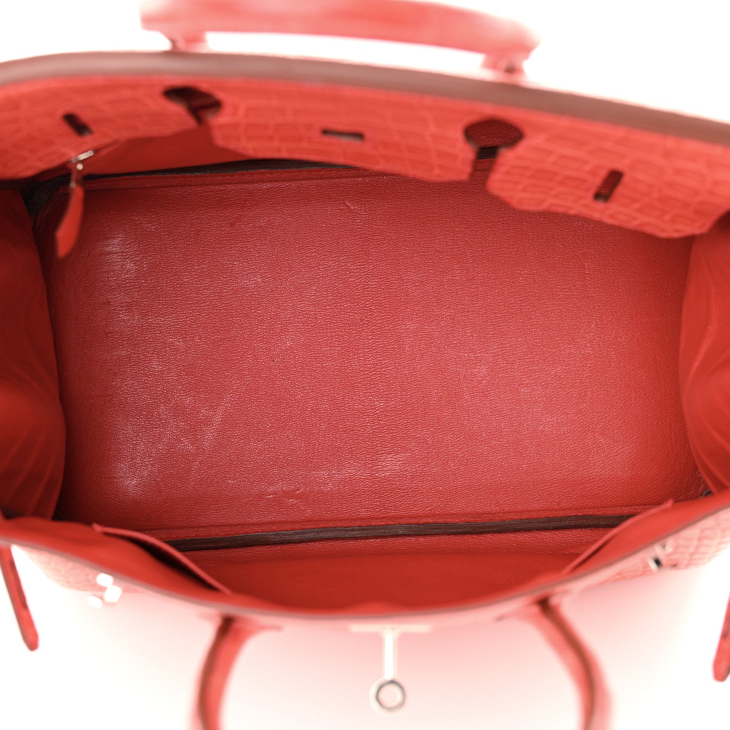Hermes Matte Alligator Birkin 35 Bougainvillea 5 of 18