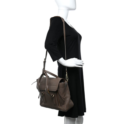 3.1 Phillip Lim Textured Calfskin Medium Pashli Satchel Taupe 2 of 11